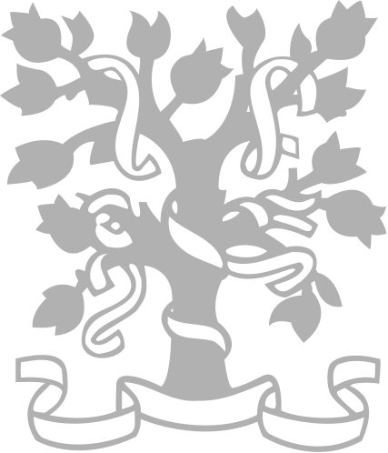 Logo del CSIC en el que se encuentra dibujado en gris un árbol envuelto en cintas.